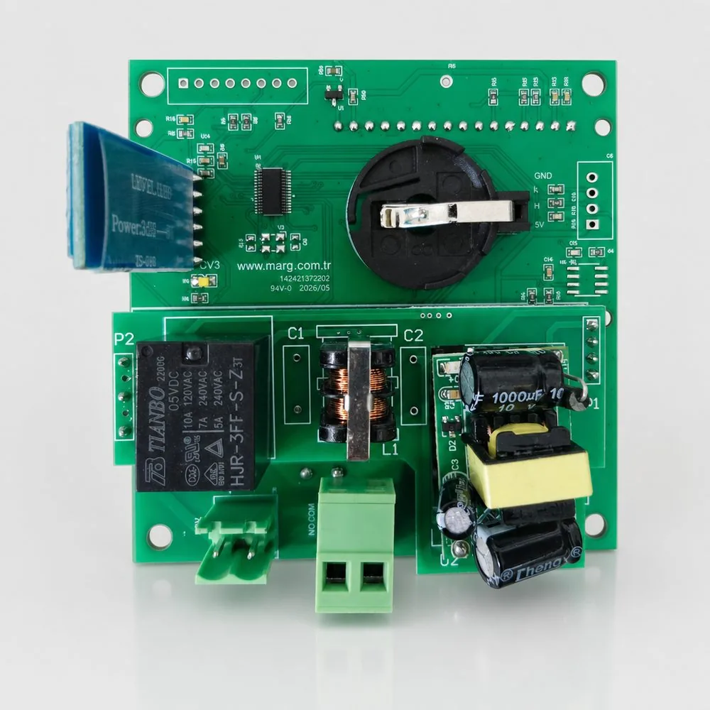V2 Sadece Bluetooth: güç kartı ve HM-10 BLE modülü